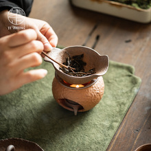 粗陶烤茶炉茶空间焙茶蜡烛炉子茶叶提香器炒茶煮茶温茶炉茶道配件