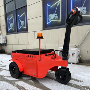 6吨电动牵引车步行牵引头4吨电瓶小拖车头牵引挂车工厂机场转运