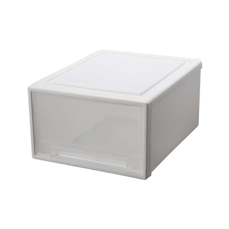 Thickened Plastic Drawer Storage Box Wardrobe Storage Cabinet Cosmetic Storage Box Toy Underwear Storage Box Shoe Box