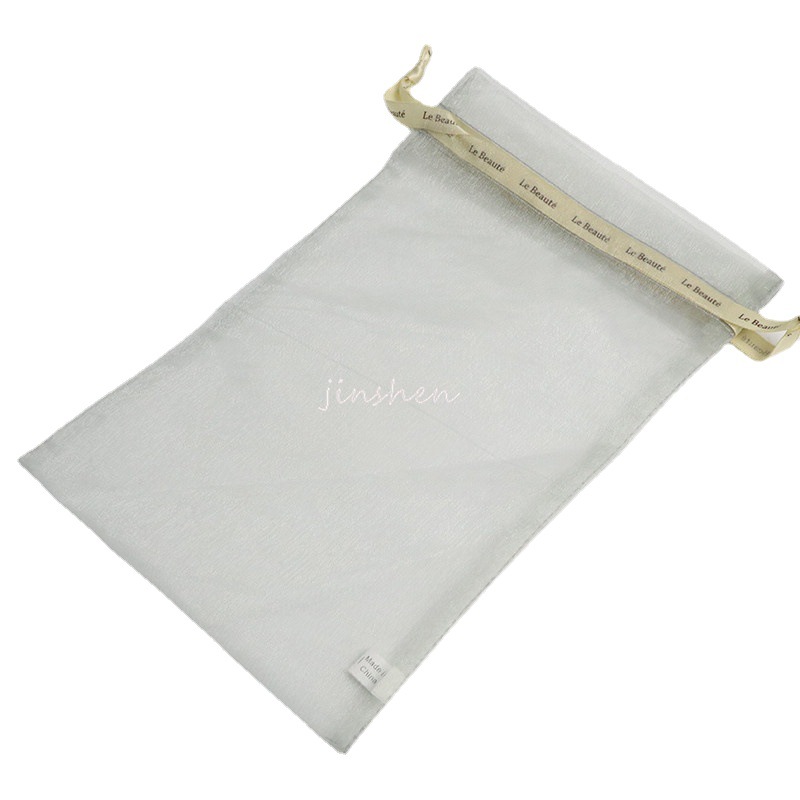 Cost-Effective Organza Drawstring Drawstring Pocket Exquisite Corgen Yarn Jewelry Jewelry Bag Portable Storage Gauze Bag
