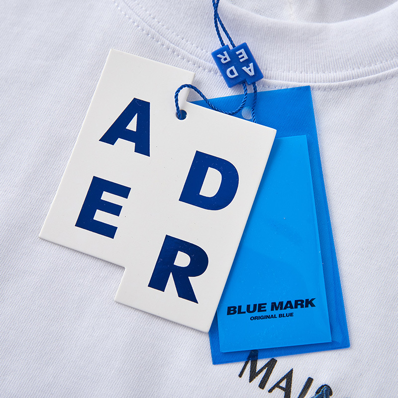 现货代发ader春款重工动物刺绣宽松半袖女后背满身狐狸女式t恤