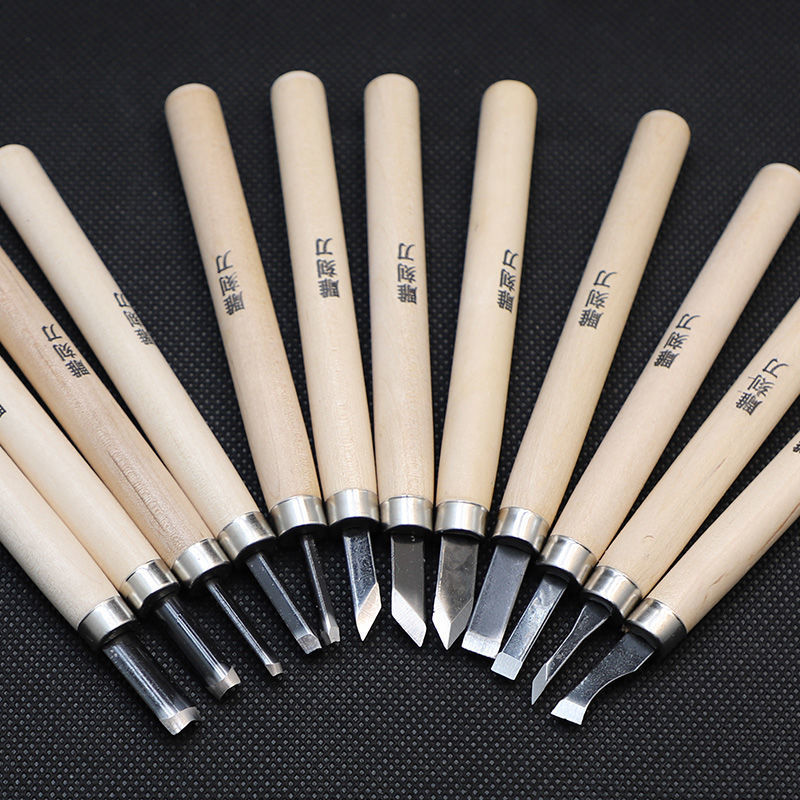 刻刀套装木刻刀橡皮章雕刻手工雕刻刀初学者木刻雕刻刀版画篆刻刀