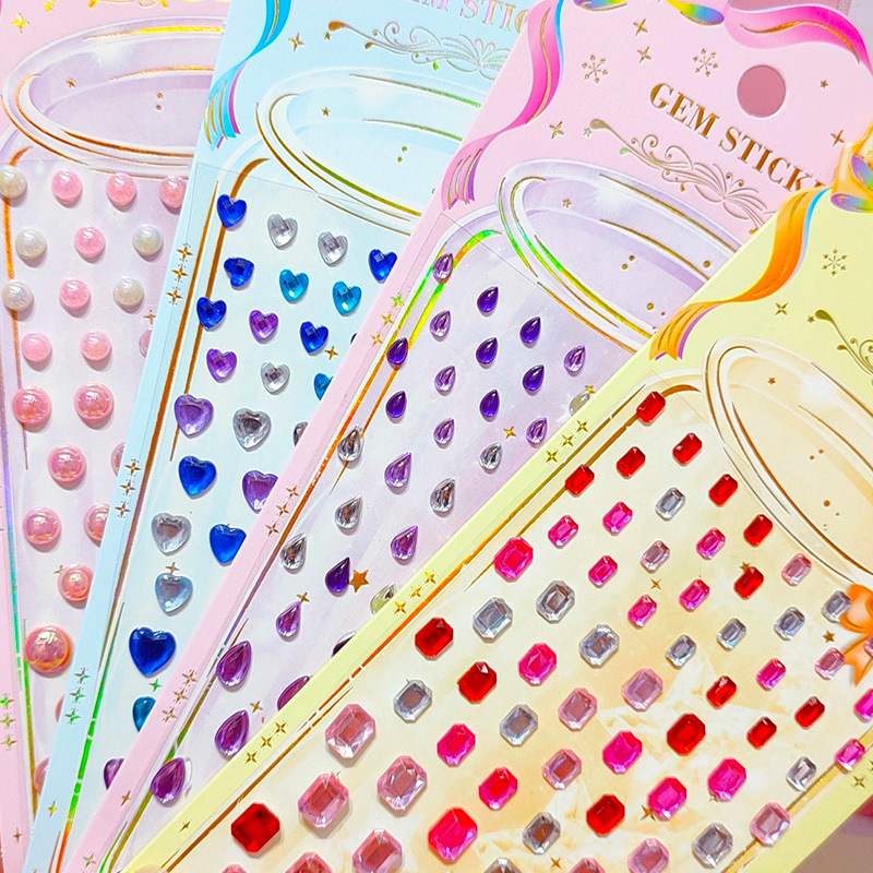 Catone acrylic Diamond Rhinestone stickers Children's crystal diamond stickers can be customized