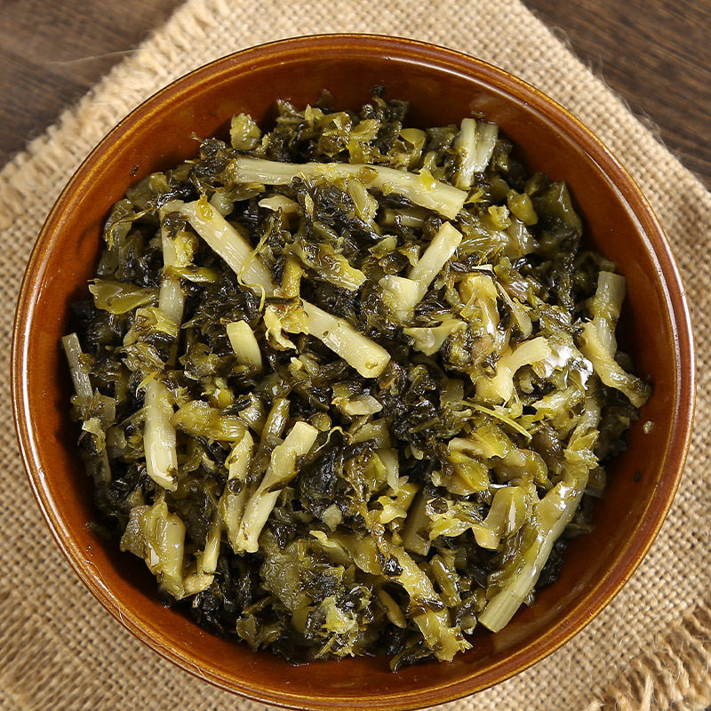 阿婆菜60克/125克/袋 周庄特产毛豆咸菜酱菜农家菜腌菜苋笋丝雪菜