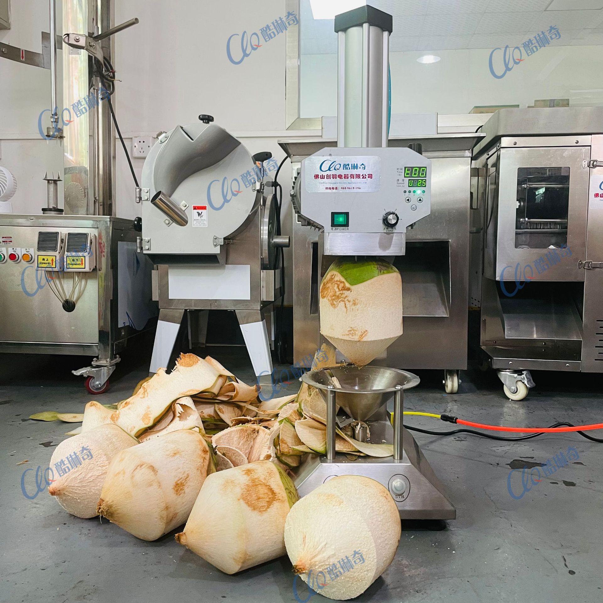 r马来西亚商用超市椰子去皮机台式椰子剥皮机青椰削皮机厂家直销