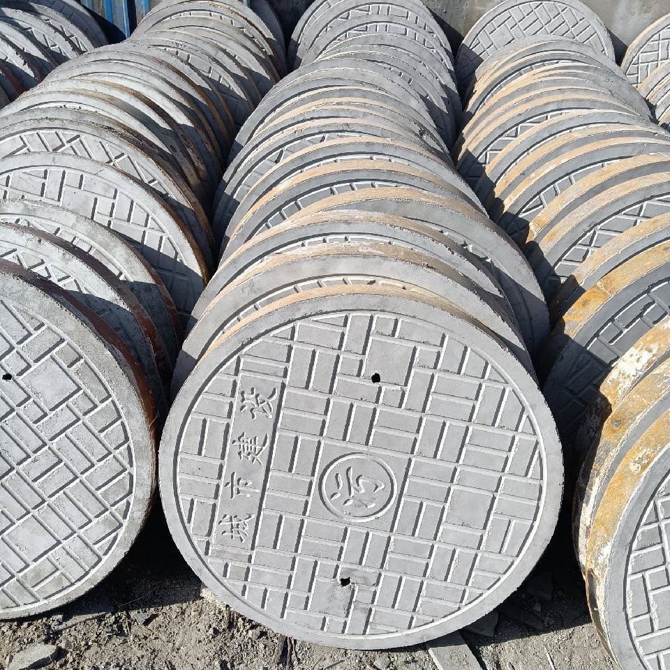 水泥浇筑盖板雨水篦子下水道漏水井盖圆方形电力污水雨水轻重形