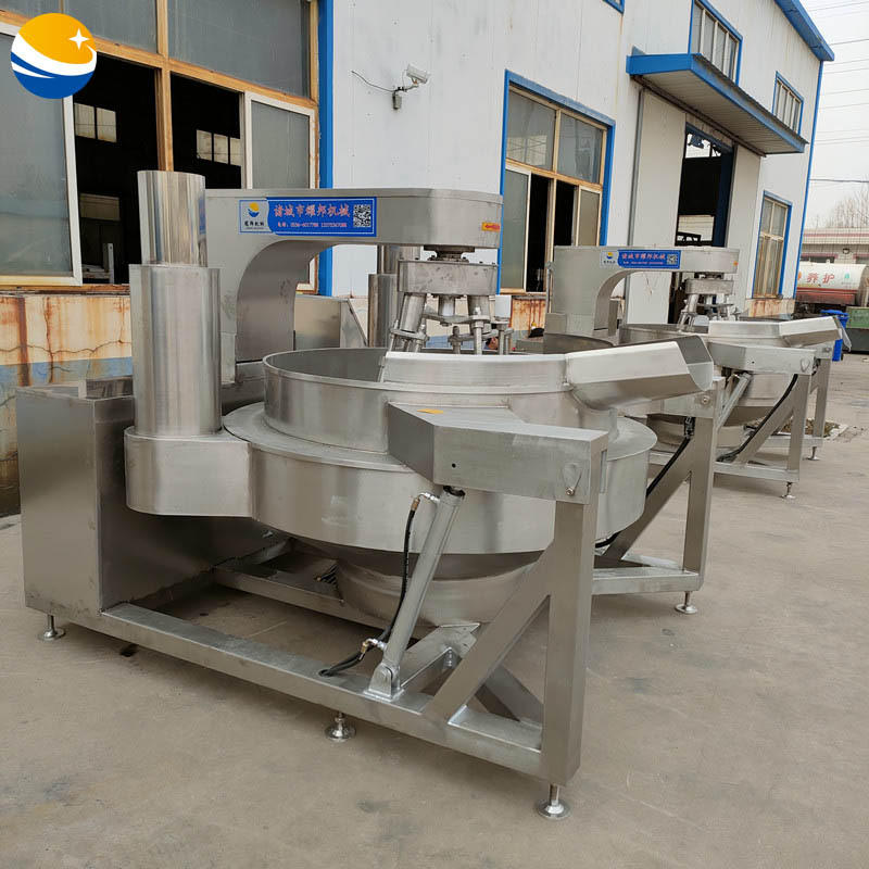 大型多爪炒料机器 全自动火锅底料炒料机 麻辣烫火锅底料行星炒锅