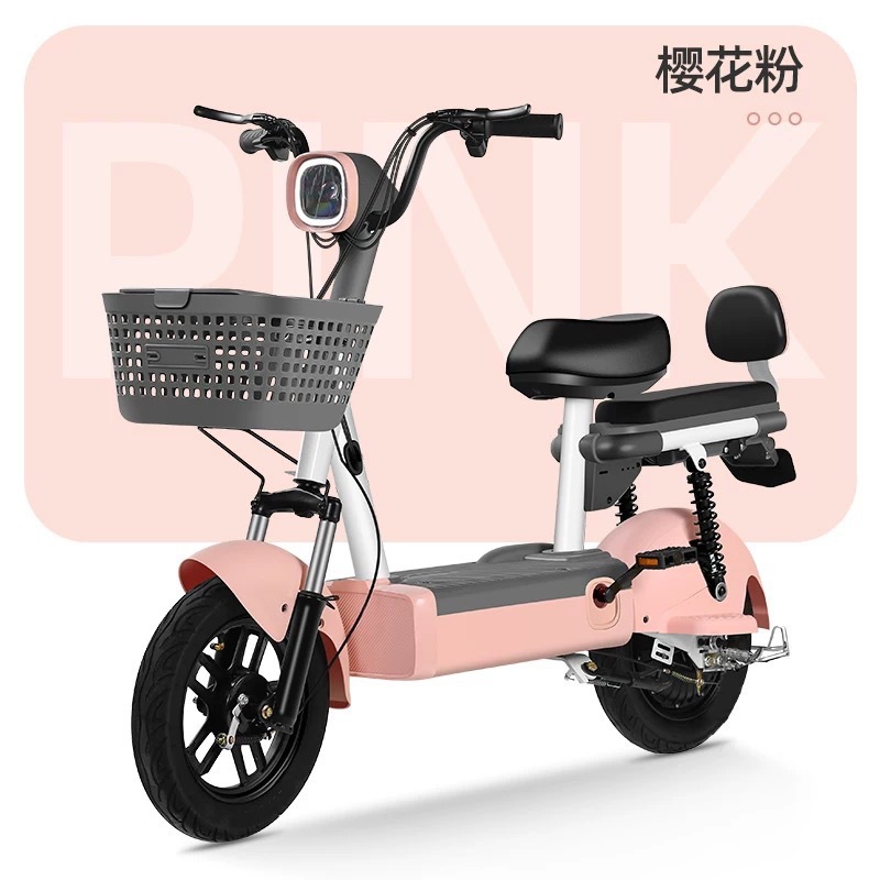 New National Standard Electric Car Electric Bicycle Two-Wheel Tianjin Skateboard Double Battery Car Factory Wholesale Adult Model