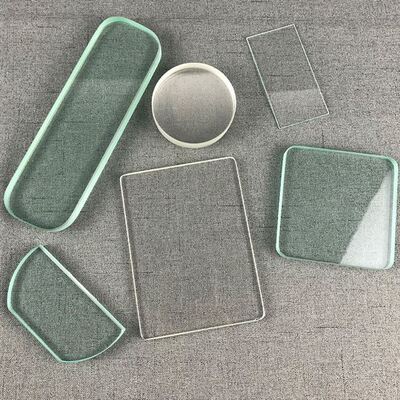 激光切割玻璃片加工各种异形小玻璃片小尺寸钢化玻璃加工定制