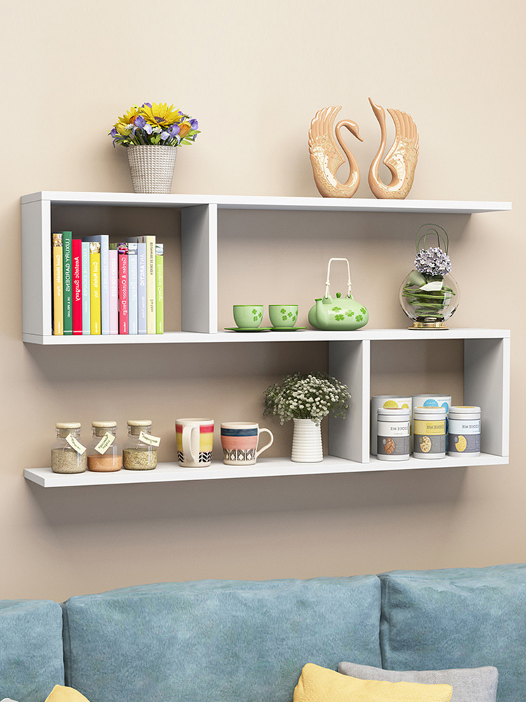 工厂墙上创意格子置物架壁挂墙储物柜卧室墙面客厅酒架吊柜墙壁柜