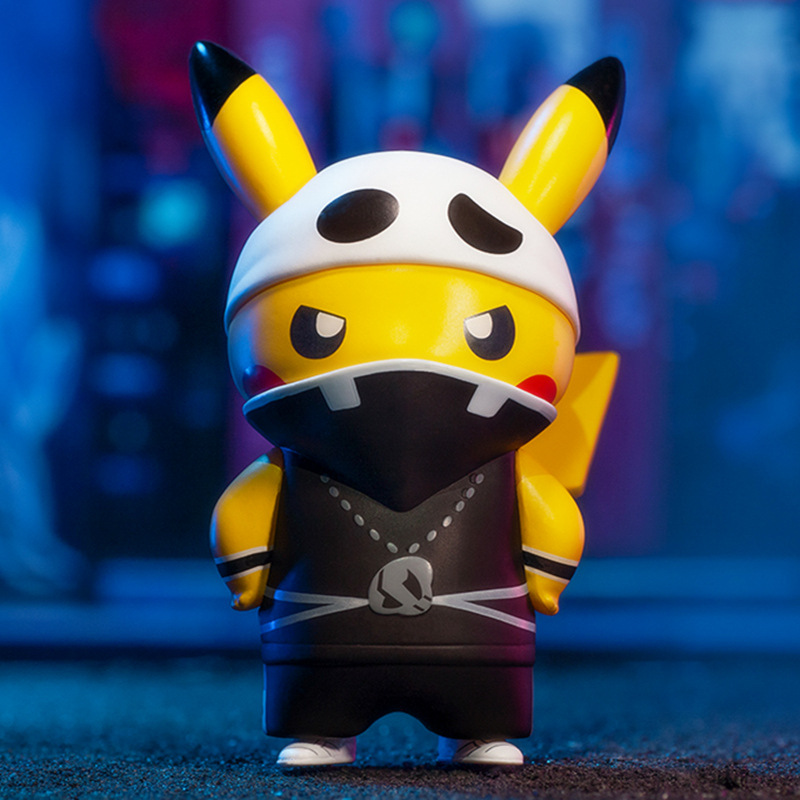 现货宝可梦联名盲盒女孩官方正品动漫周边潮玩精灵皮卡丘手办摆件