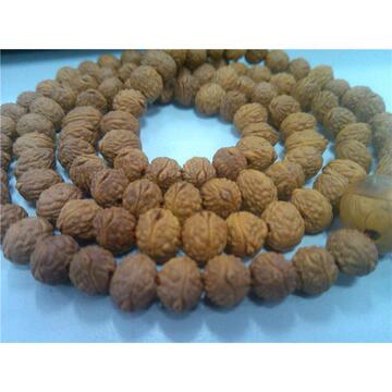 纯天然8红皮金眼小凤眼菩提子酸枣核原籽佛珠手串文玩念珠手链