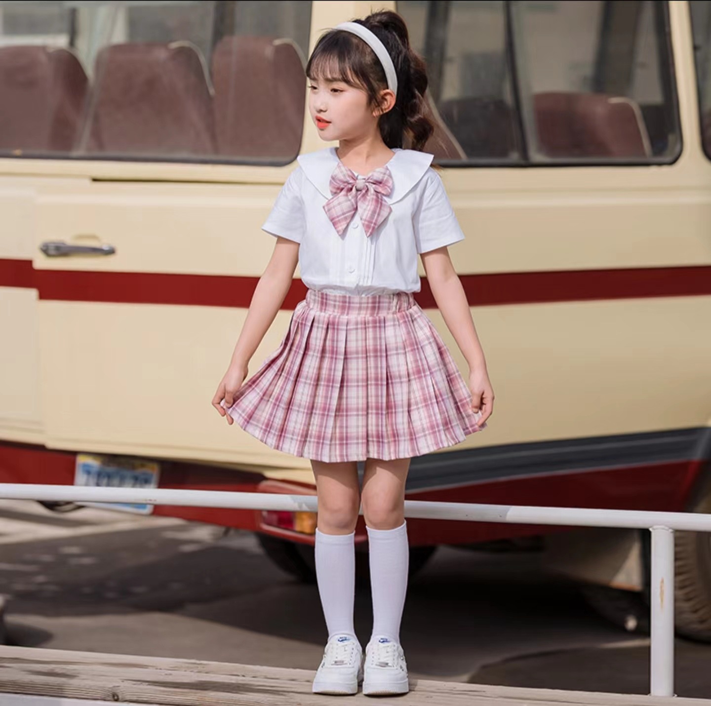 幼儿园园服夏季套装jk合唱表演服小学生校服六一合照毕业服班服