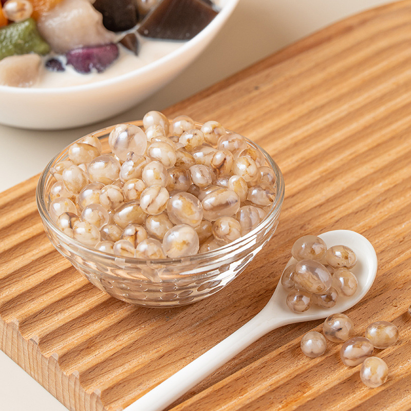 青稞罐头爆爆珠免煮即食巧克力爆浆马蹄啵啵珠奶茶店甜品原料850g