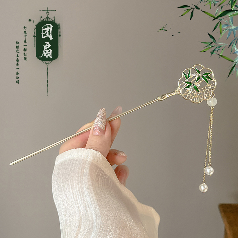 Antique Tassel Flowers Hairpin Female Hairpin