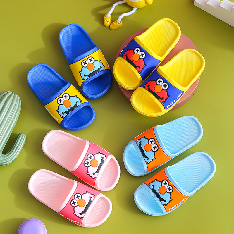 2021 New Children's Slippers Parent-Child Sandals Summer Couple Home Shoes Non-Slip Wholesale