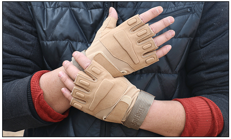 男女士o记战术半指手套户外骑行登山运动防滑军迷摩托车手套批发