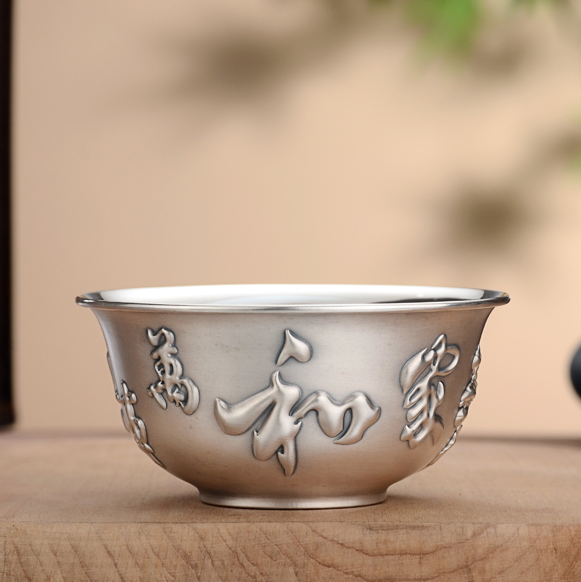 一件代发 银碗999纯银食用大号雪花银餐具饭碗足银碗结婚礼品