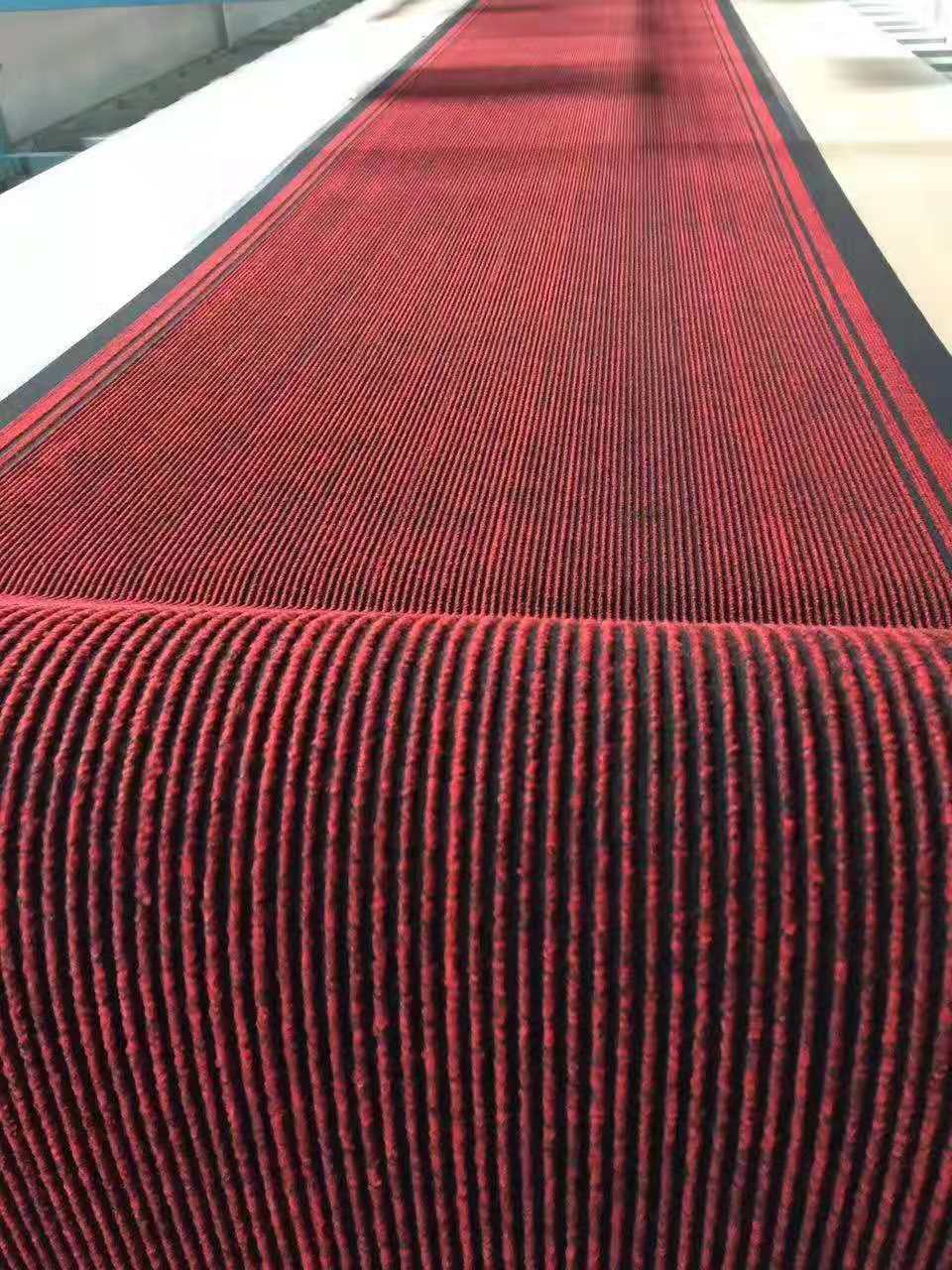 Factory Wholesale Pvc Single Stripe Carpet Entrance Welcome Doormat Commercial Covered Operating Room Corridor Step Door Mat