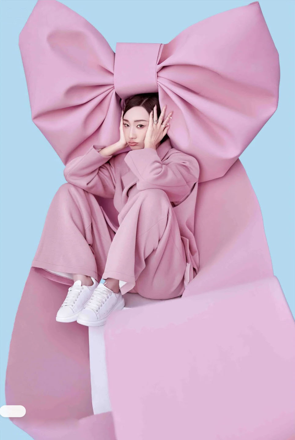 影楼新款主题服装个人写真大蝴蝶结艺术照个性西装私房形象照服装