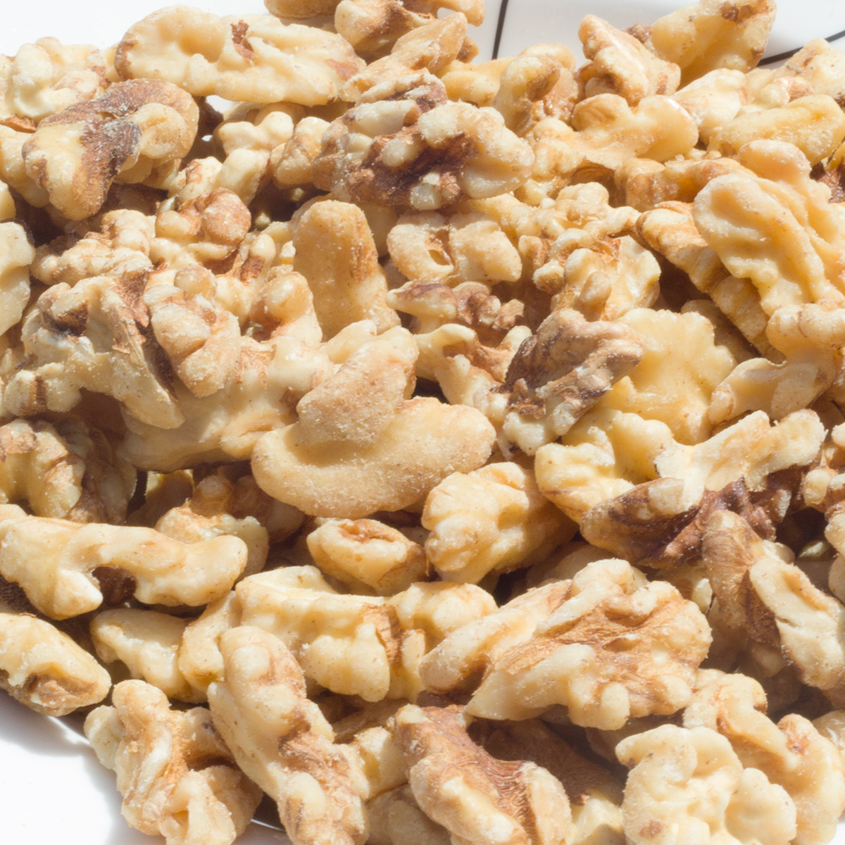 新核桃仁奶油味大块薄皮核桃仁奶香味熟去皮核桃仁500克净重包邮