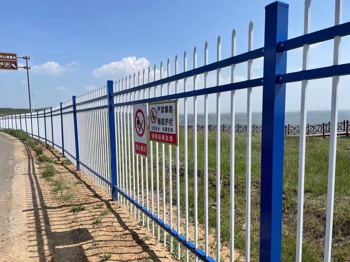 锌钢护栏铁艺园林院墙隔离栅栏别墅庭院阳台学校小区户外围墙护栏