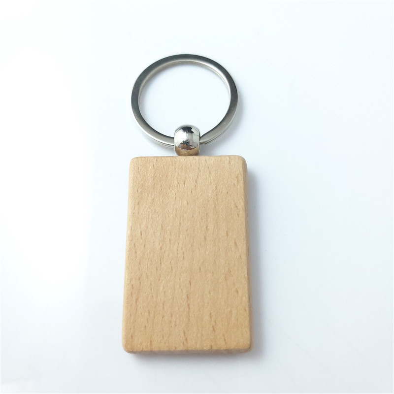 Beech Keychain Wooden Small Gift Factory Direct Sales Wholesale of Small Articles Amazon Overseas Hot Products