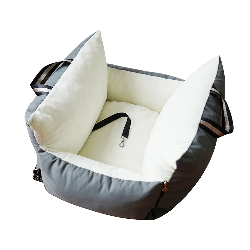 Yueshang Pet Car Safety Seat Pet Bed Kennel Double-Sided Fabric All Removable and Washable Pet Supplies Wholesale Spot