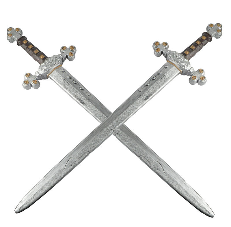 儿童剑客塑料玩具拔刀剑枪神秘玫瑰剑表演仿真天王假刀武器男孩