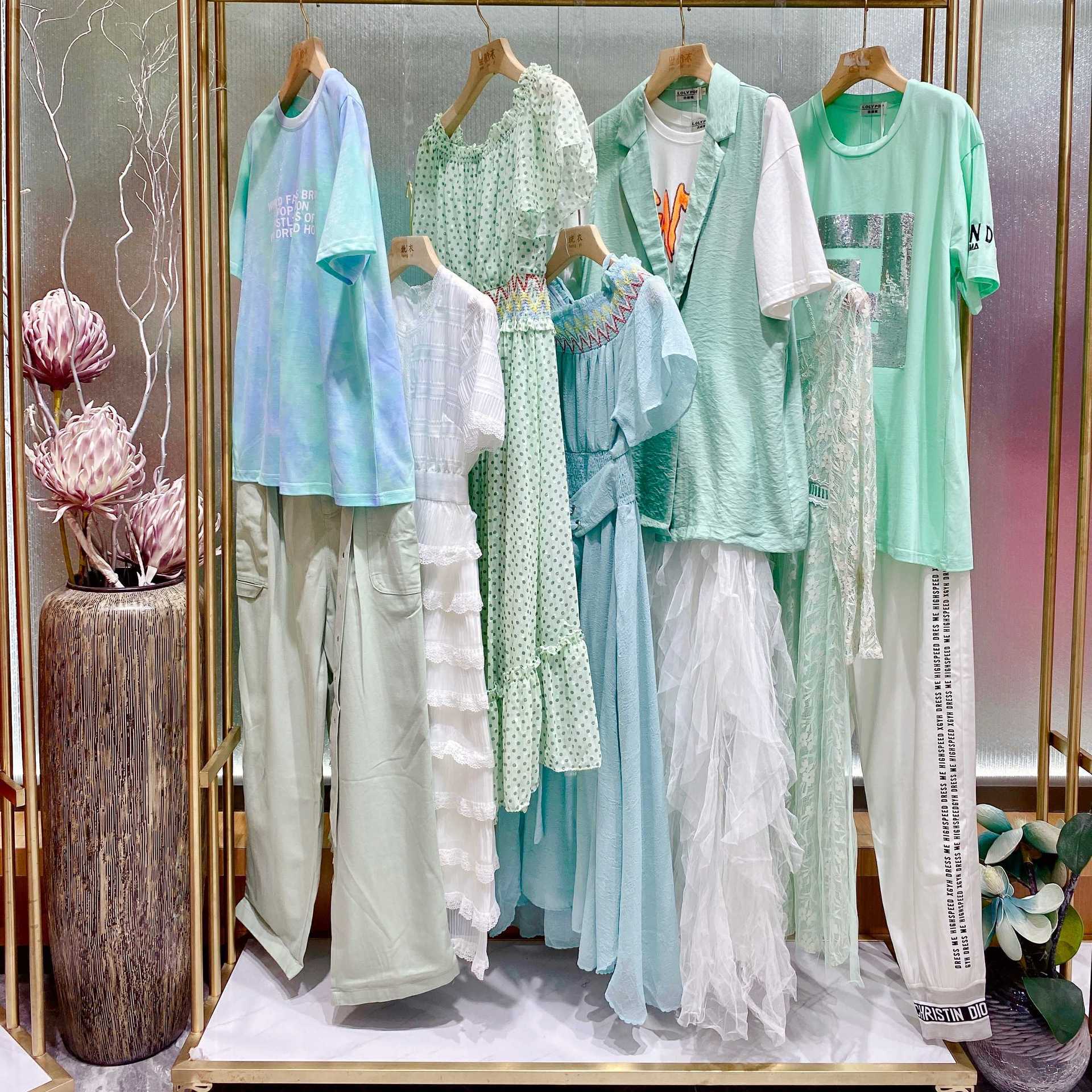 洛丽帕24夏装品牌折扣女装尾货库存打包走份批发潮牌女装商场撤柜