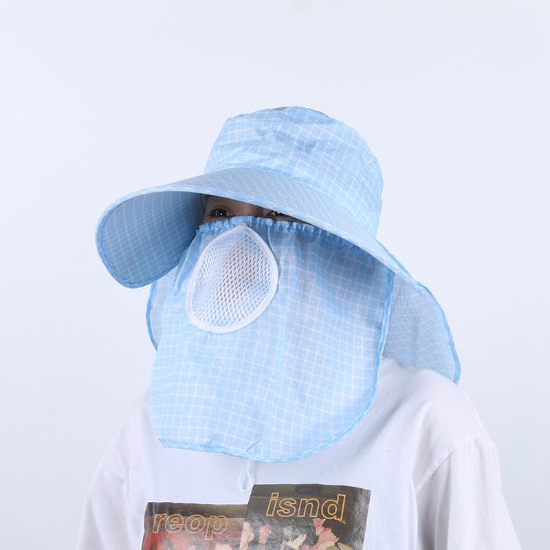 Tea Picking Sun Hat Female Summer Breathable Sun Hat Cover Cycling Sun Hat Cover Face Mask Wholesale