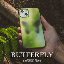 森林蝴蝶适用于苹果14Pro磨砂手机套iPhone13/12/11Pro菲林硬壳
