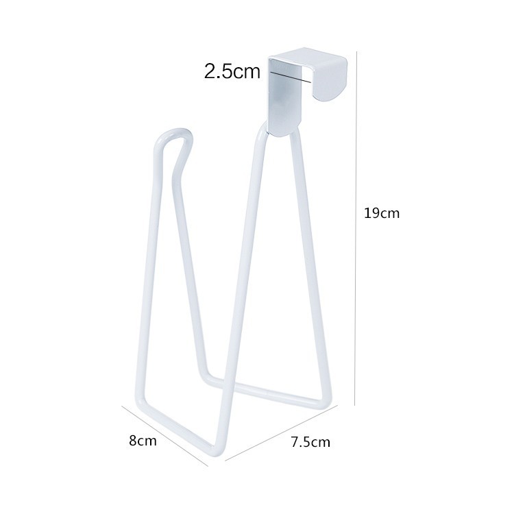 Wholesale Bathroom Roll Stand Toilet Toilet Toilet Paper Holder Iron Tissue Rack Hanging Rack Door Back Hanging Tissue