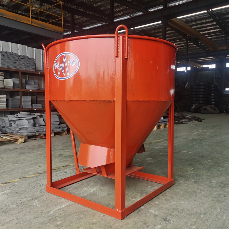 建筑机械塔吊砖斗 混凝土料斗灰斗塔机吊斗方形砖斗砂浆料斗五金