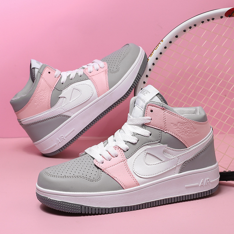 女鞋2021新款秋冬季aj运动休闲高帮潮鞋学生运动时尚空军一号板鞋
