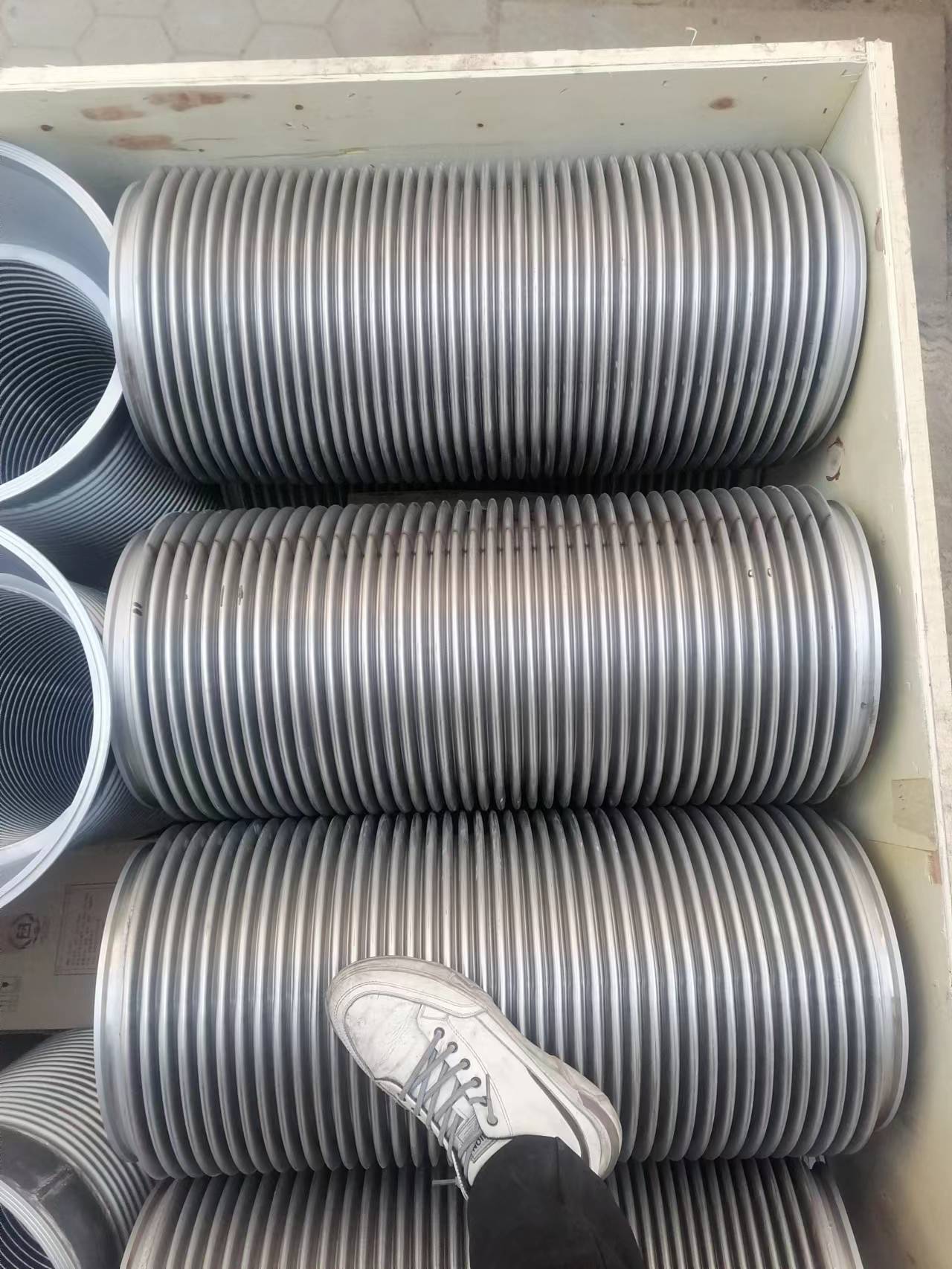 dn300大型粉尘真空弹性波 超柔软金属波纹管柔性金属管烟道粉尘用