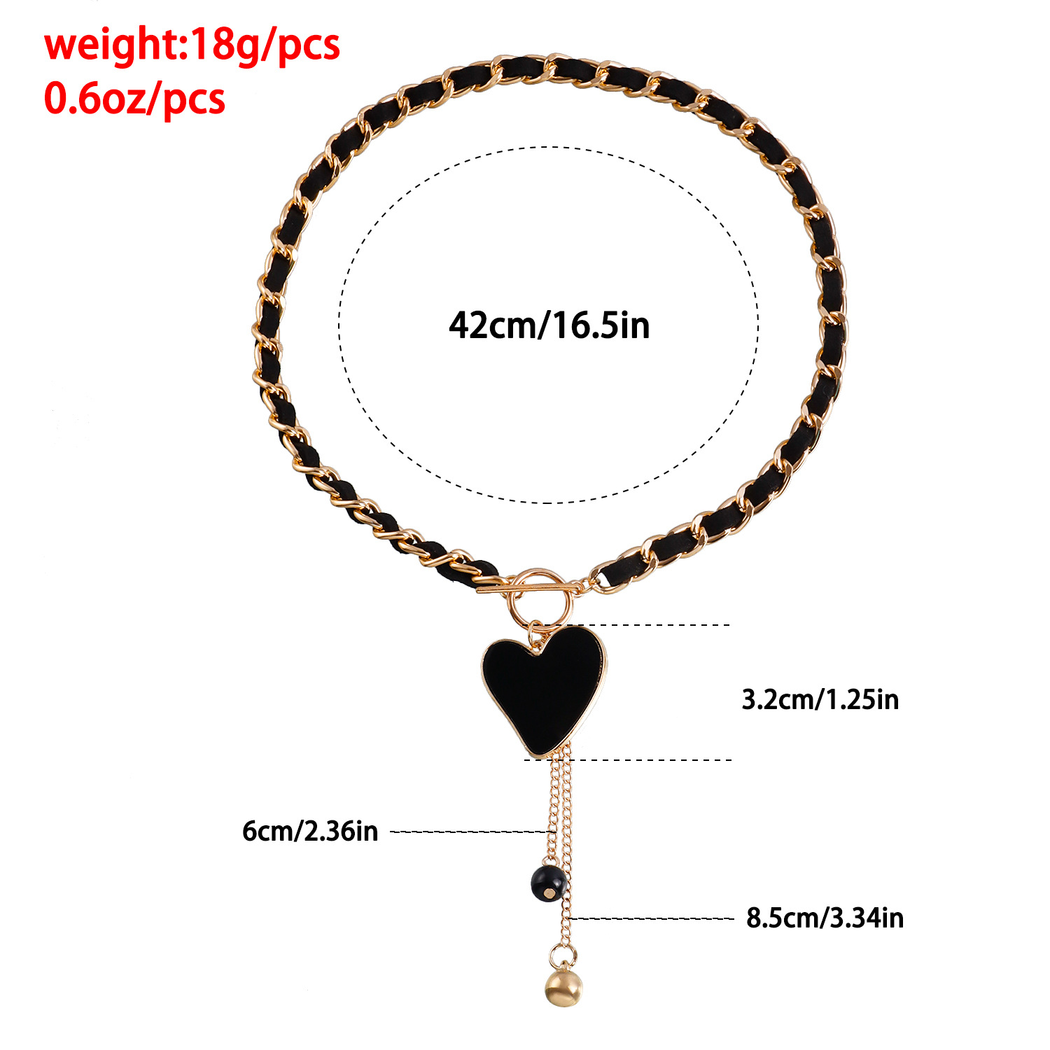 Europe and America Cross Border Ornament Winding Flannel Black Love Fritillary Necklace Female Cold Wind Clavicle Chain Tassel Necklace