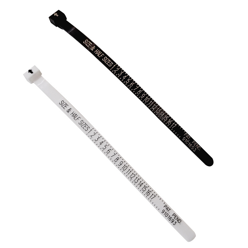 美码戒指测量带戒号圈手指尺寸测量款软尺指围测量圈尺戒号测量器