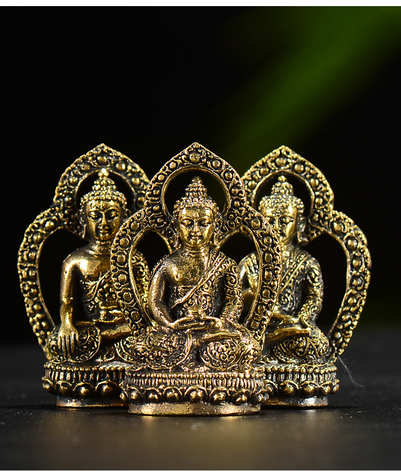 佛缘汇尼泊尔手工五方佛阿弥陀佛藏传五方如来居家供奉摆件1寸