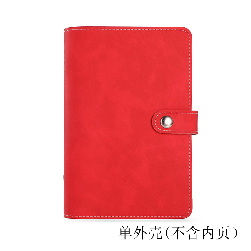 Amazon A6 Fresh Macaron Portable Pocket Notebook Loose-Leaf Notebook Cash Budget Journal Book