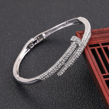 Women's Zircon Bracelet high quality classic geometric nail