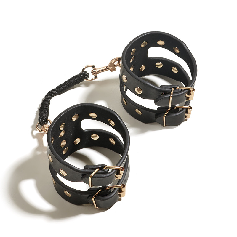 粉色皮革手铐床上捆绑女性用品情趣性趣用品厂家批发