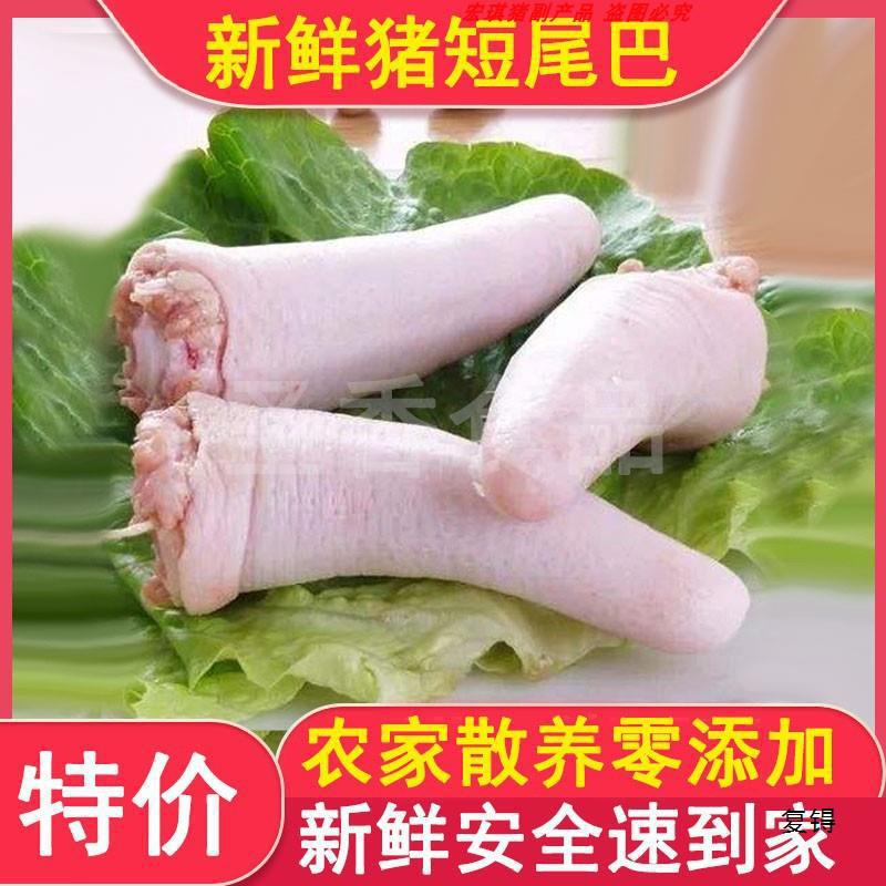 新鲜猪尾巴猪尾巴块猪长尾巴短猪尾巴生猪尾整根冷冻食用-阿里巴巴