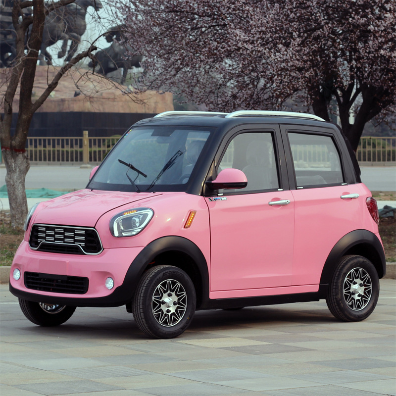 新能源电动四轮汽车 家用代步电瓶车老头乐女士新款4轮车油电两用