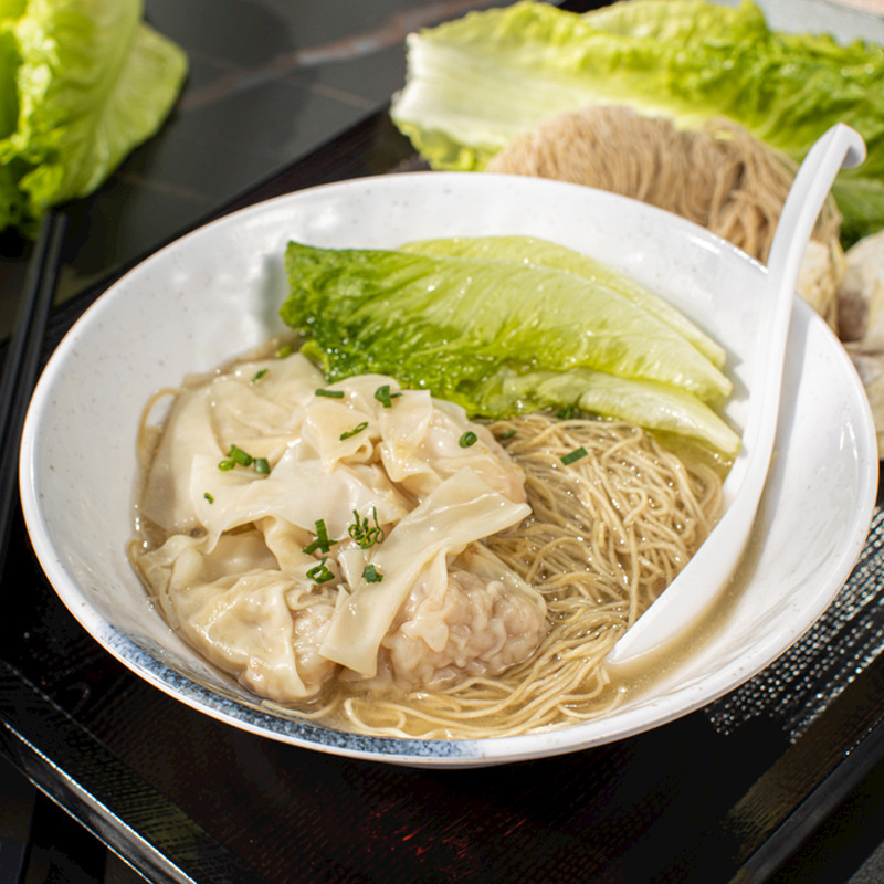 源品味鲜肉云吞港式鲜虾云吞早餐半成品广式馄饨早点方便速食面点