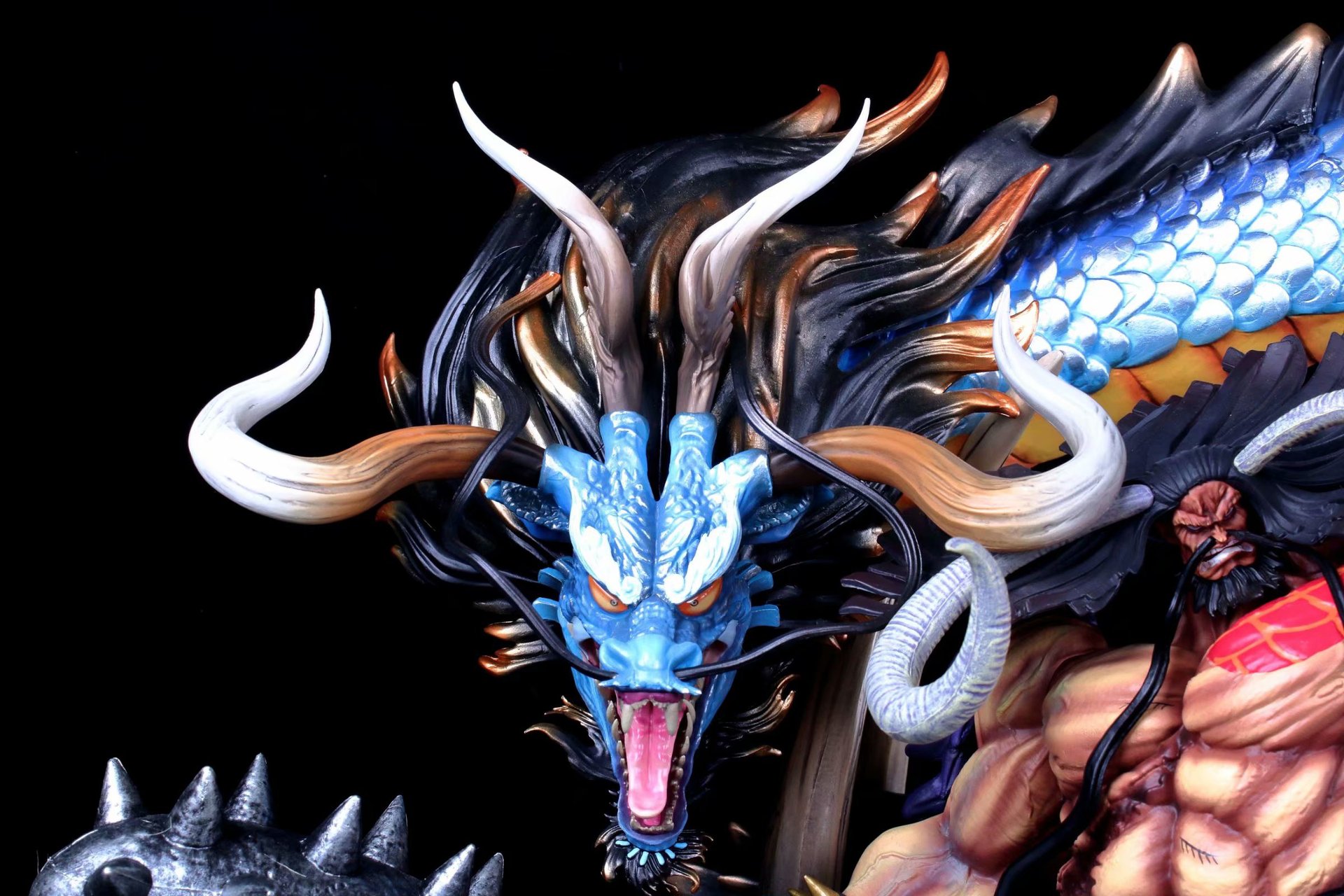 动漫周边 黑珍珠 四皇凯多 gk 共鸣 百兽团 凯多 模型手办