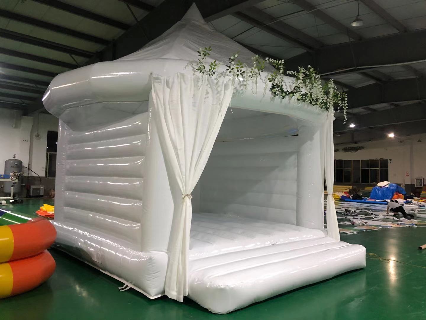 婚礼充气帐篷户外欧式婚礼城堡白色帐篷婚礼游乐活动篷房