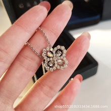 24新款bvlgari/宝格丽慈善款项链小红人黑陶瓷男女情侣款锁骨链