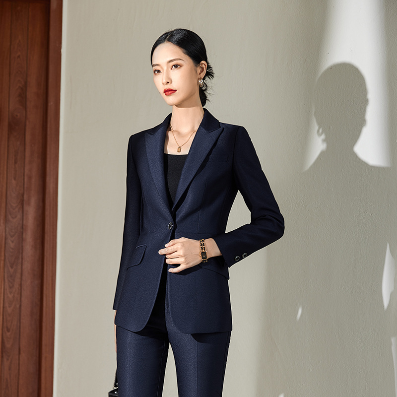 白领经理工作服西服售楼部珠宝店工装正装职业套装女时尚气质西装