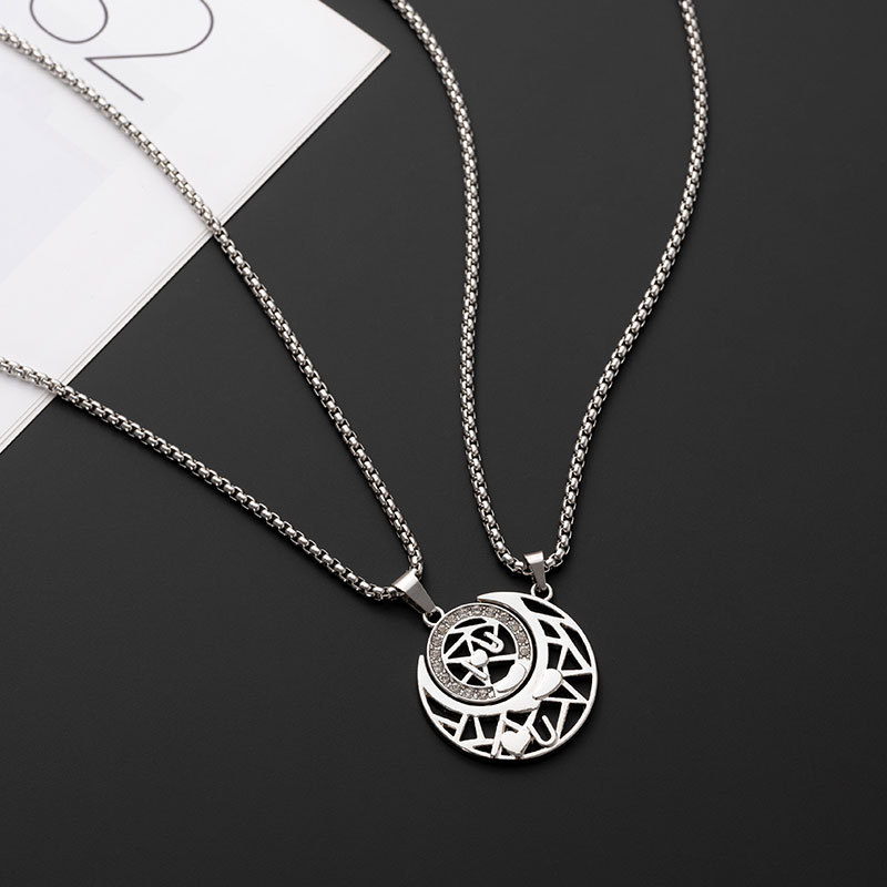 05 kg日&月情侣项链日款链长60cm月款链长70cm新品の热卖源头厂家直销